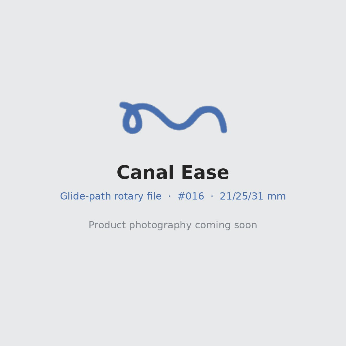 Canal Ease glide-path rotary file — product photography coming soon