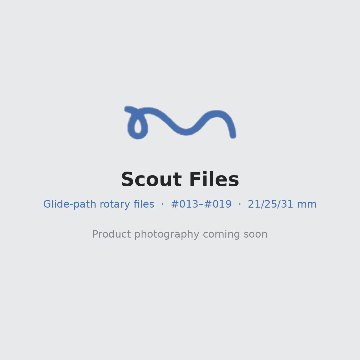 Scout Files glide-path rotary files — product photography coming soon